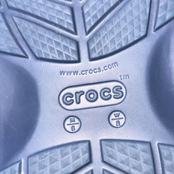 Unisex Crocs Medical Clog Navy No Strap Slip On Design Size M6 W8 - Picture 6 of 7
